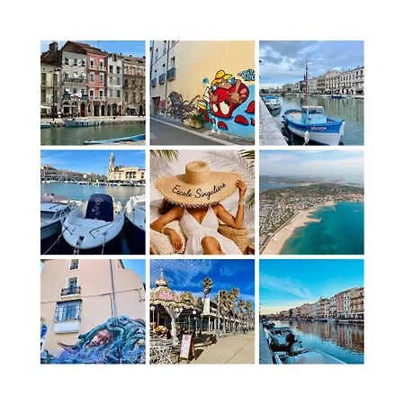 Escale Singuliere - Balneo, Patio Et Confort 4 Etoiles 塞特港